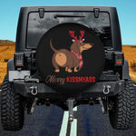 Merry Kissmyass Wiener Spare Tire Cover