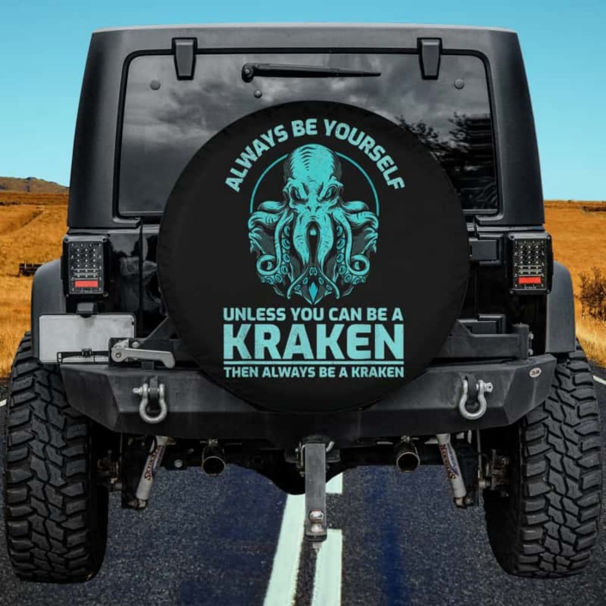Kraken Up Spare Tire Cover