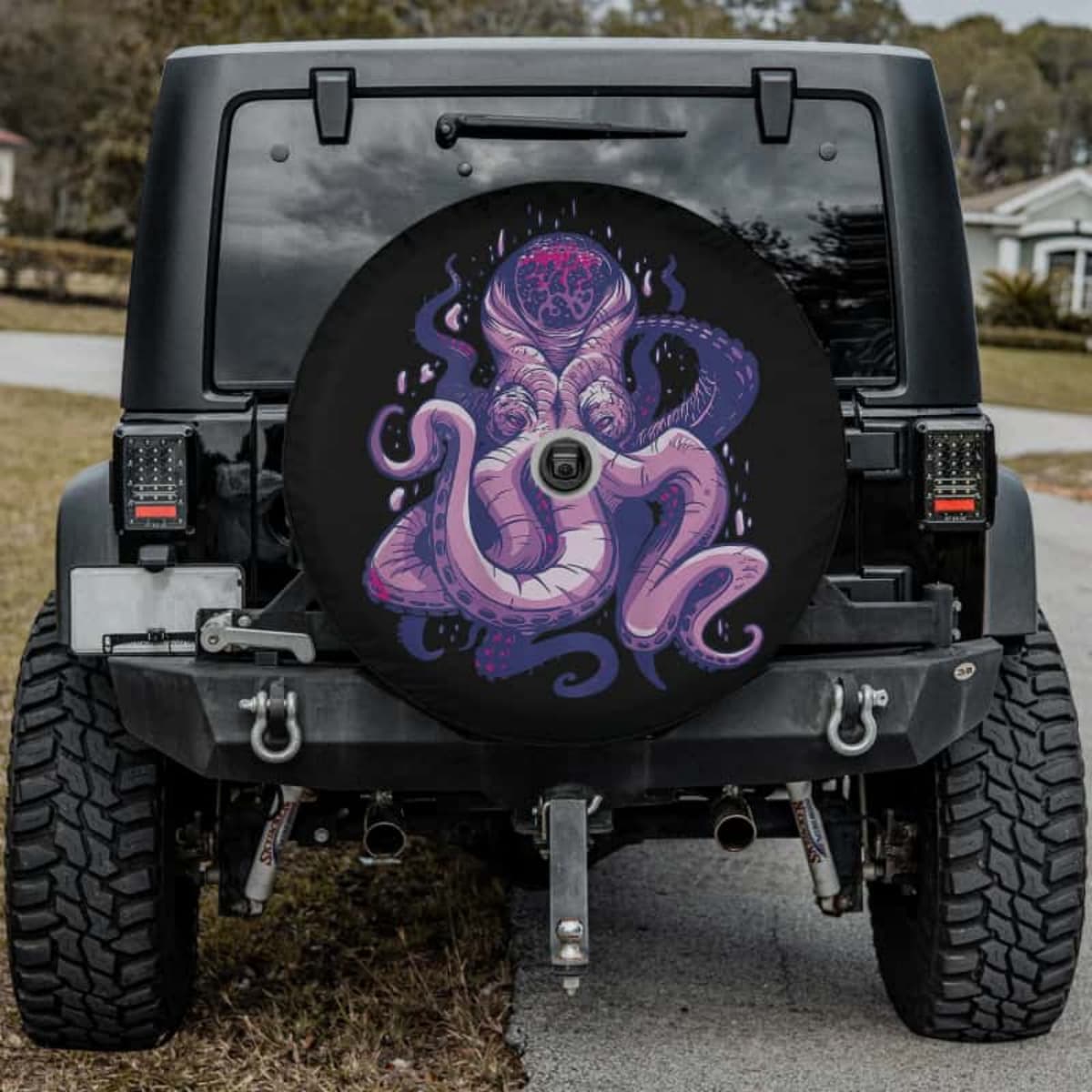 The Nebula Kraken Spare Tire Cover