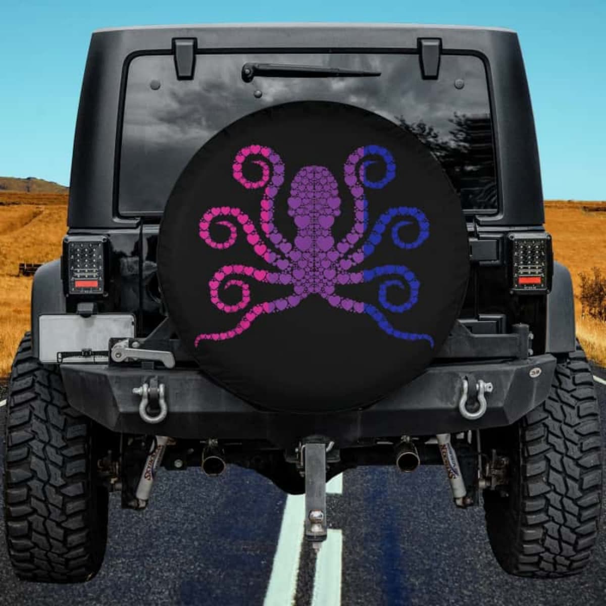 Heartbeat of the Abyss Spare Tire Cover