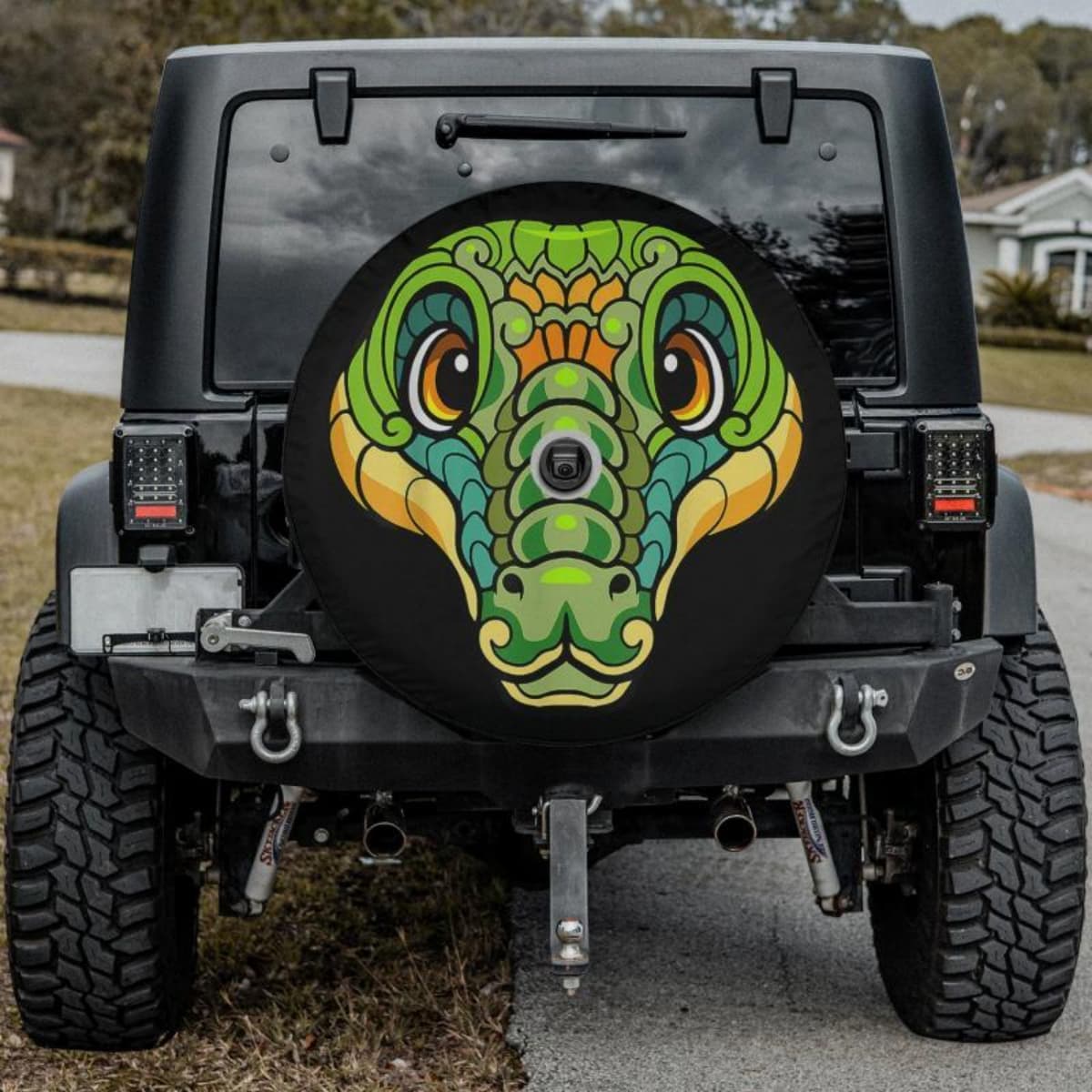 The Mayan Serpent Spare Tire Cover