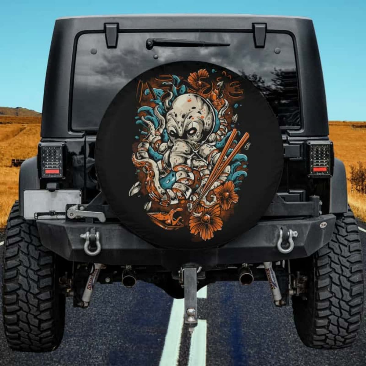 The Tasty Terror Spare Tire Cover