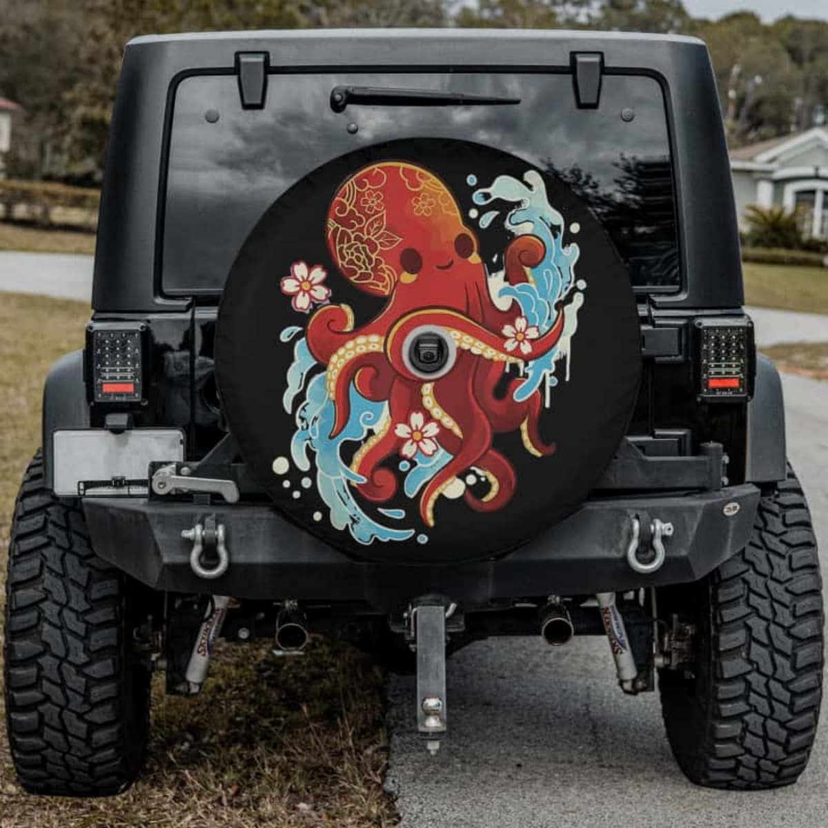 The Gentle Kraken Spare Tire Cover