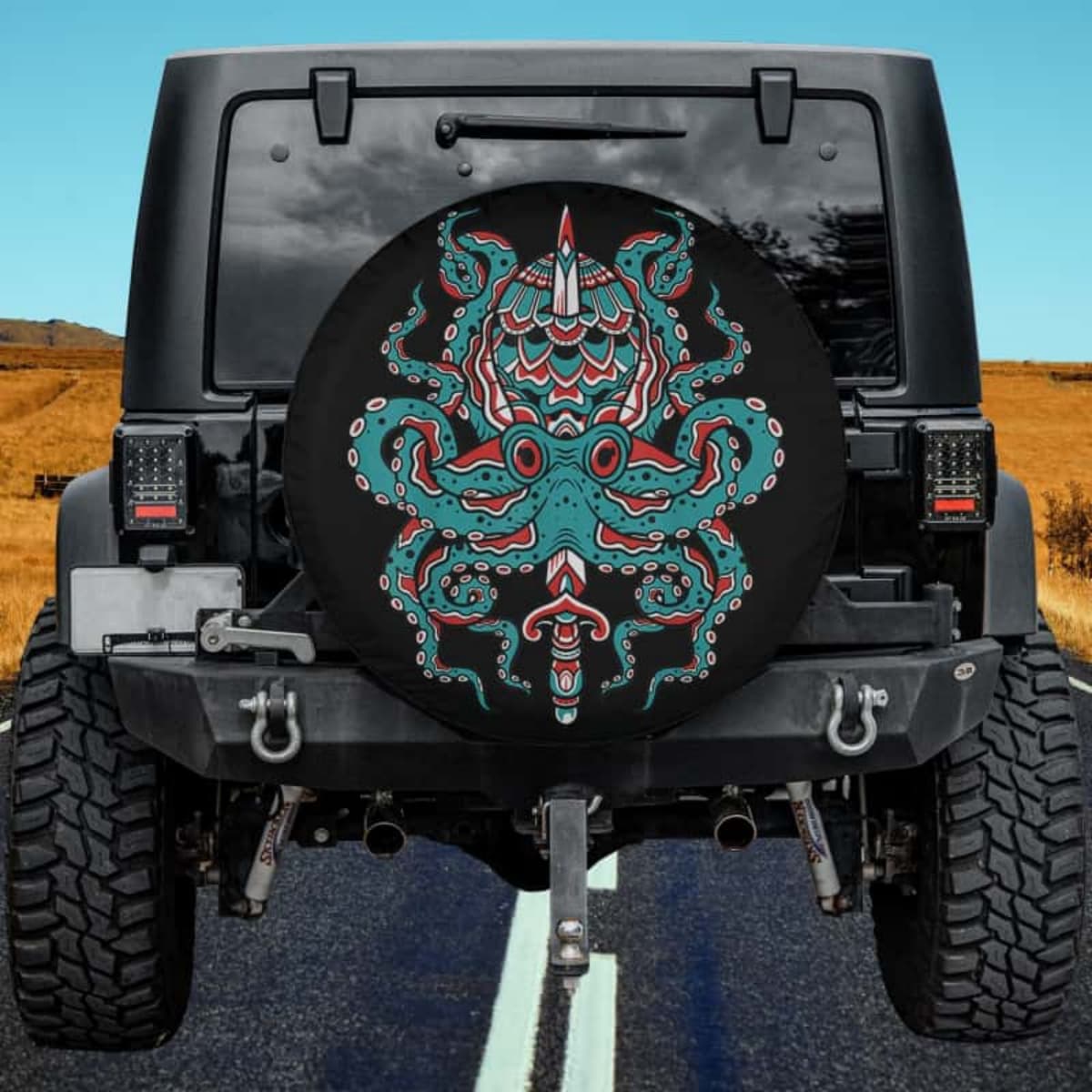 The Kraken’s Blade Spare Tire Cover