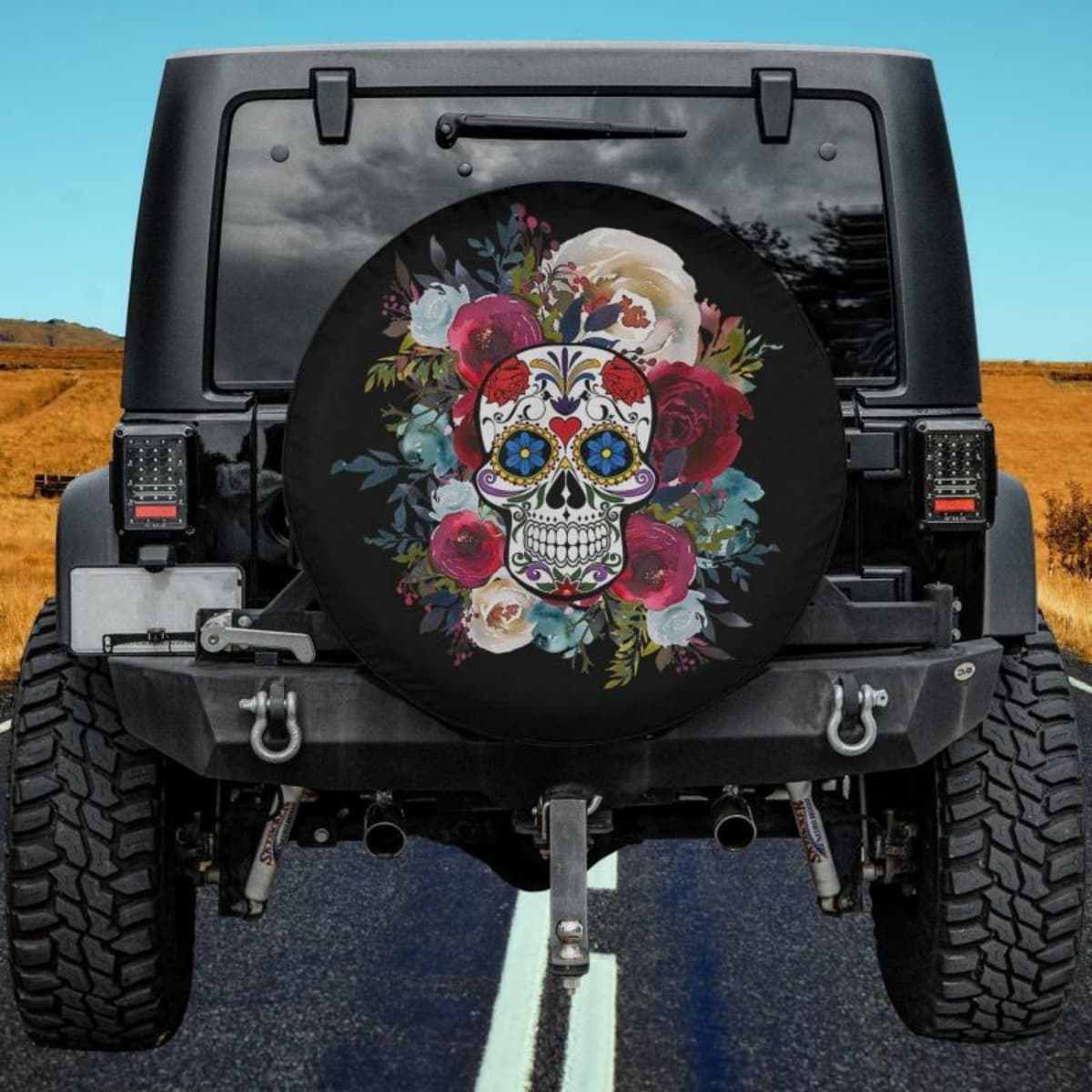 The Sacred Garden Badge Spare Tire Cover