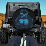 Blue Primal Pulse Spare Tire Cover