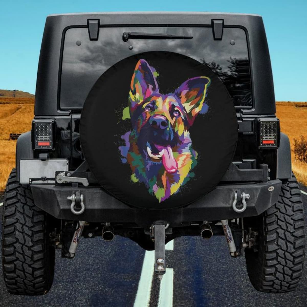 K9 Color Guard Spare Tire Cover