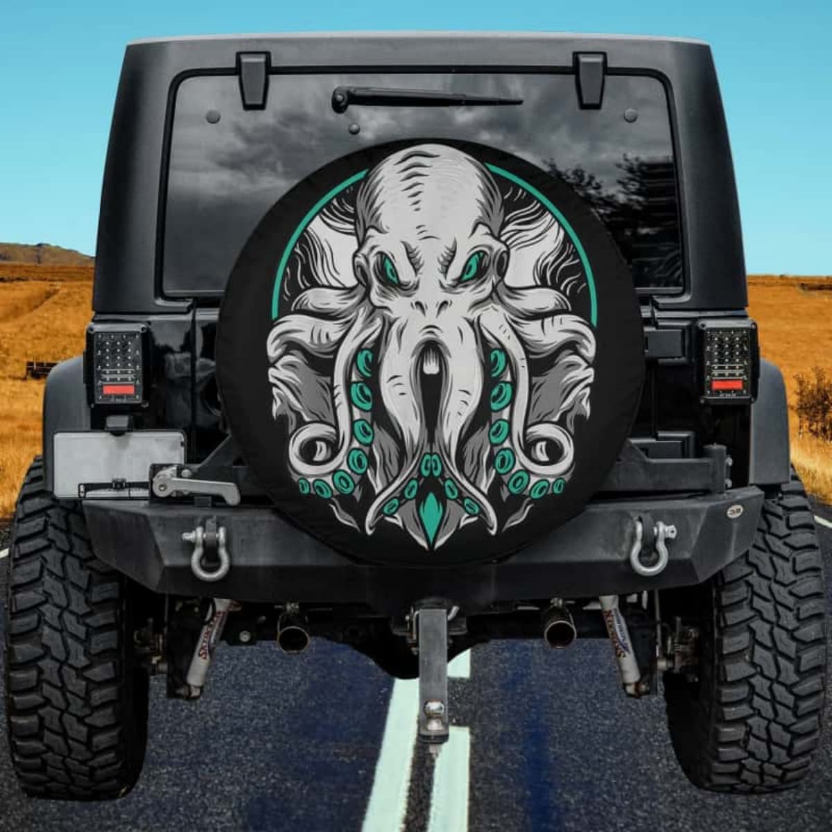 The Frost Kraken Spare Tire Cover