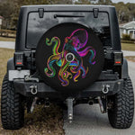 Electric Ink Storm Spare Tire Cover