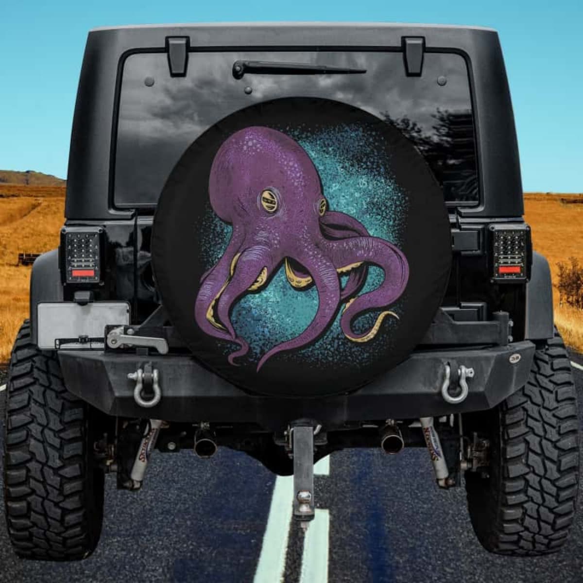 Stardust Cephalopod Spare Tire Cover