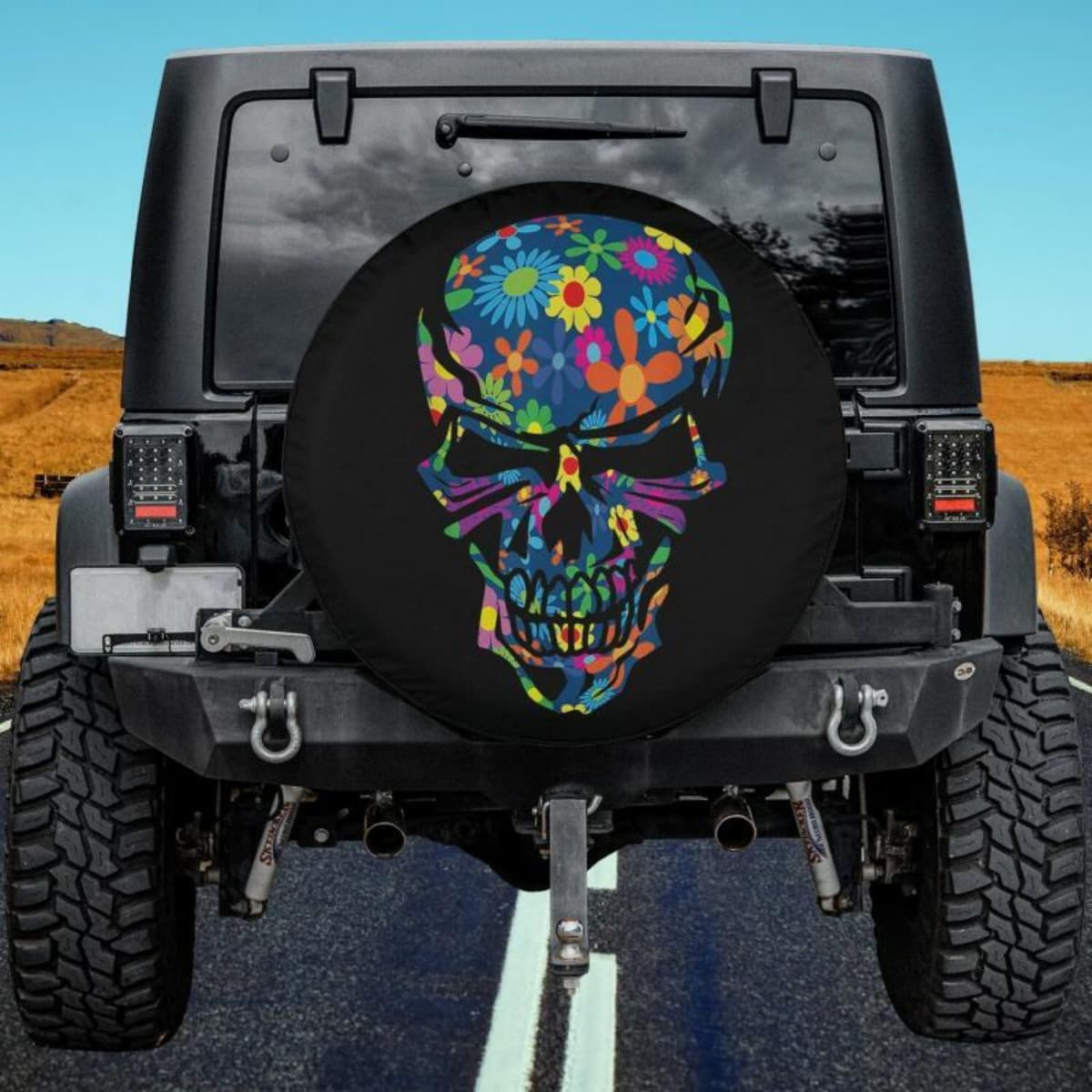 The Hippie Spirit Badge Spare Tire Cover