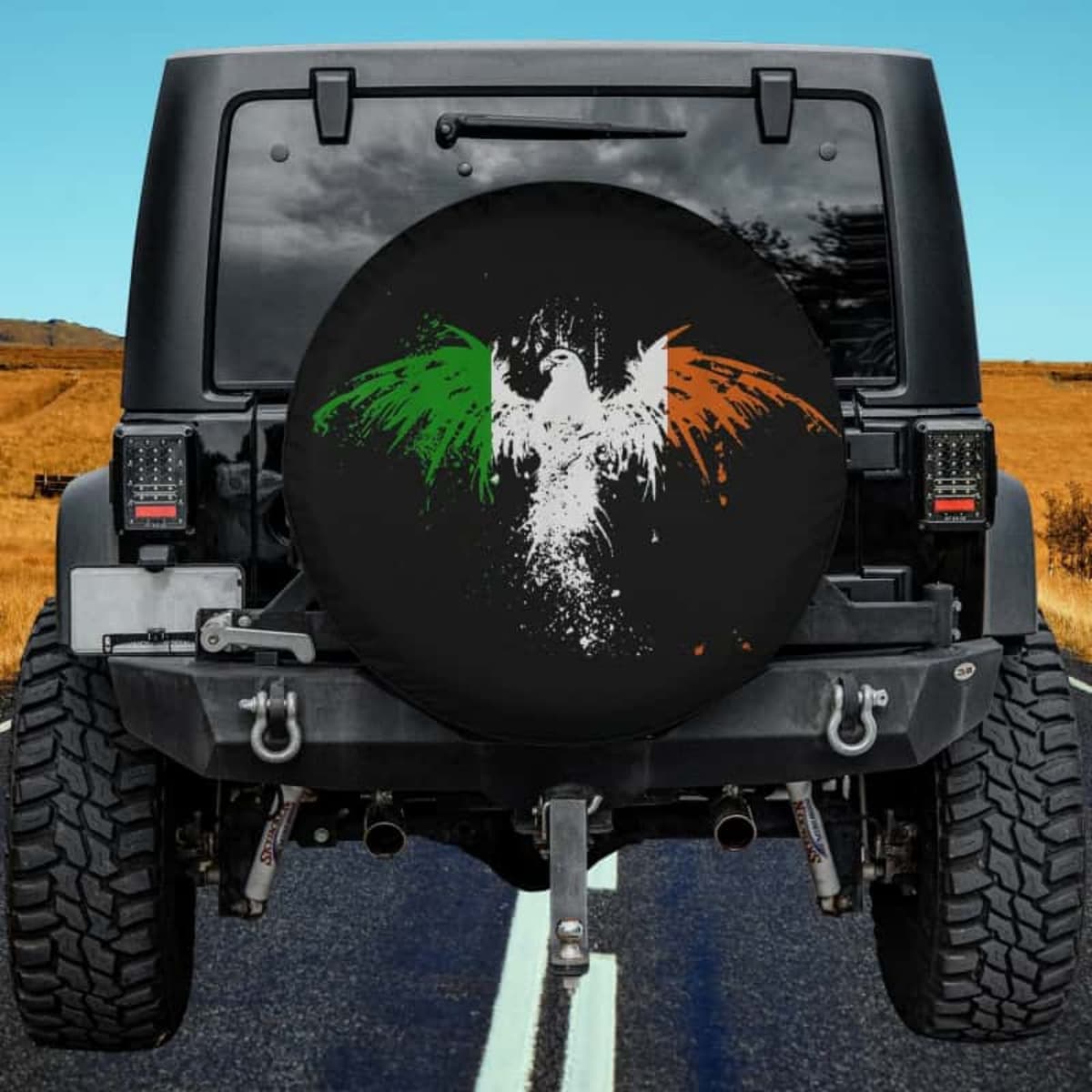 The Tricolour Talon Spare Tire Cover
