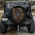 The Azure Ember Eagle Spare Tire Cover