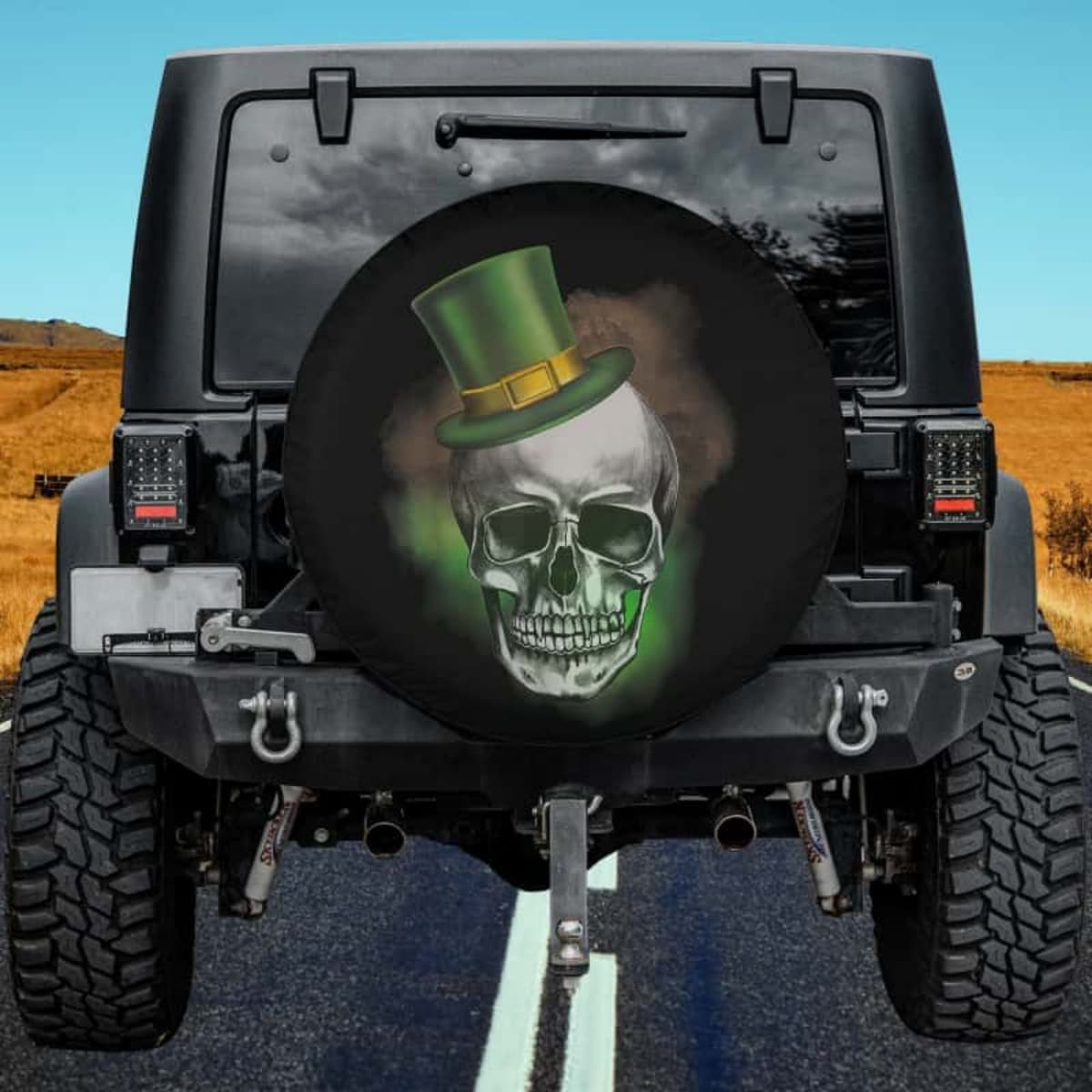 Luck of the Dead Spare Tire Cover
