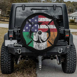 The Irish-American Shield Spare Tire Cover