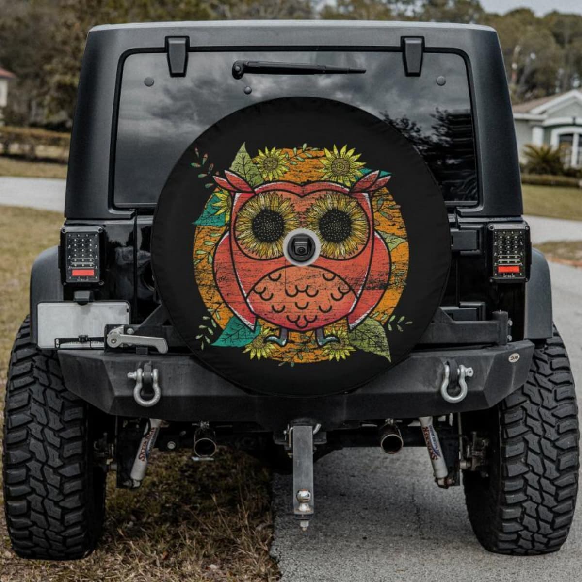 The Sunflower Seer Spare Tire Cover