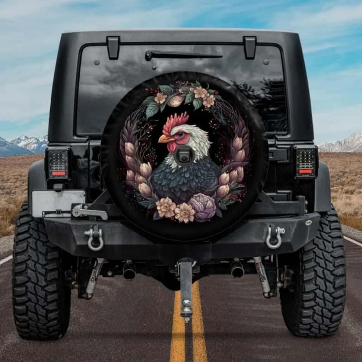 Wreath of the Watchman Spare Tire Cover