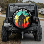 Yeti Or Not Here I Come Spare Tire Cover