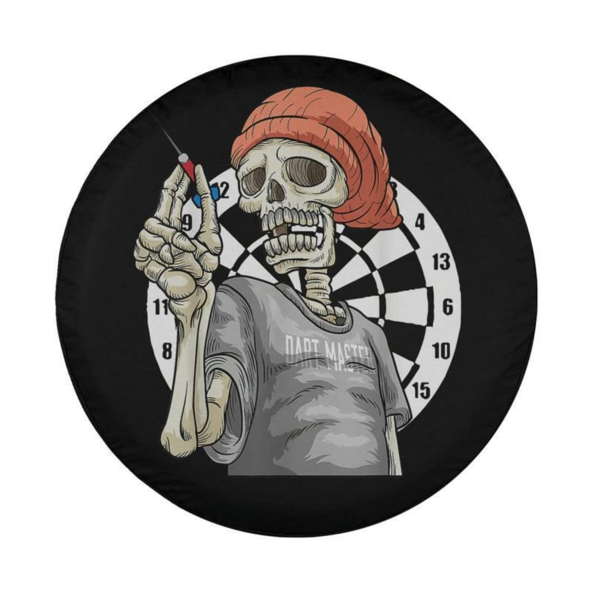 Dart Master Skull Spare Tire Cover