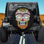 Classic Sugar Skull Spare Tire Cover
