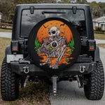 Spooky Gamer Skull Spare Tire Cover