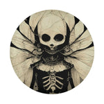 Gothic Moth Skull Spare Tire Cover