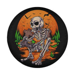 Spooky Gamer Skull Spare Tire Cover