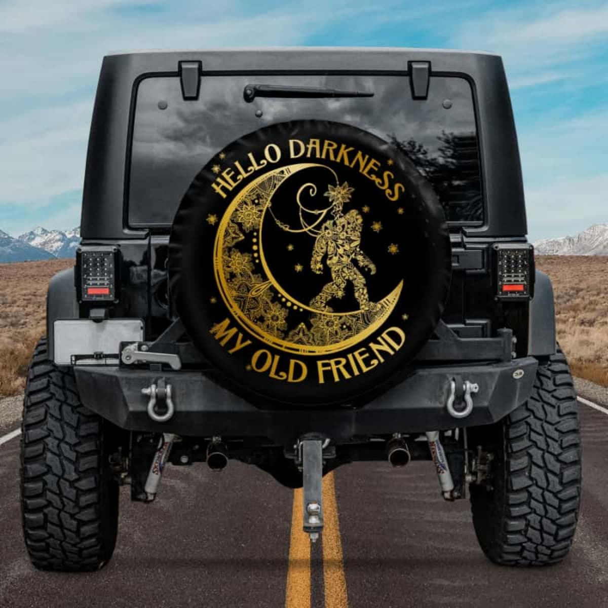 Golden Mandala Myth Spare Tire Cover