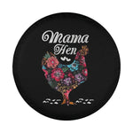 The Floral Mama Hen Spare Tire Cover