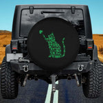 Lucky Shamrock Cat Spare Tire Cover