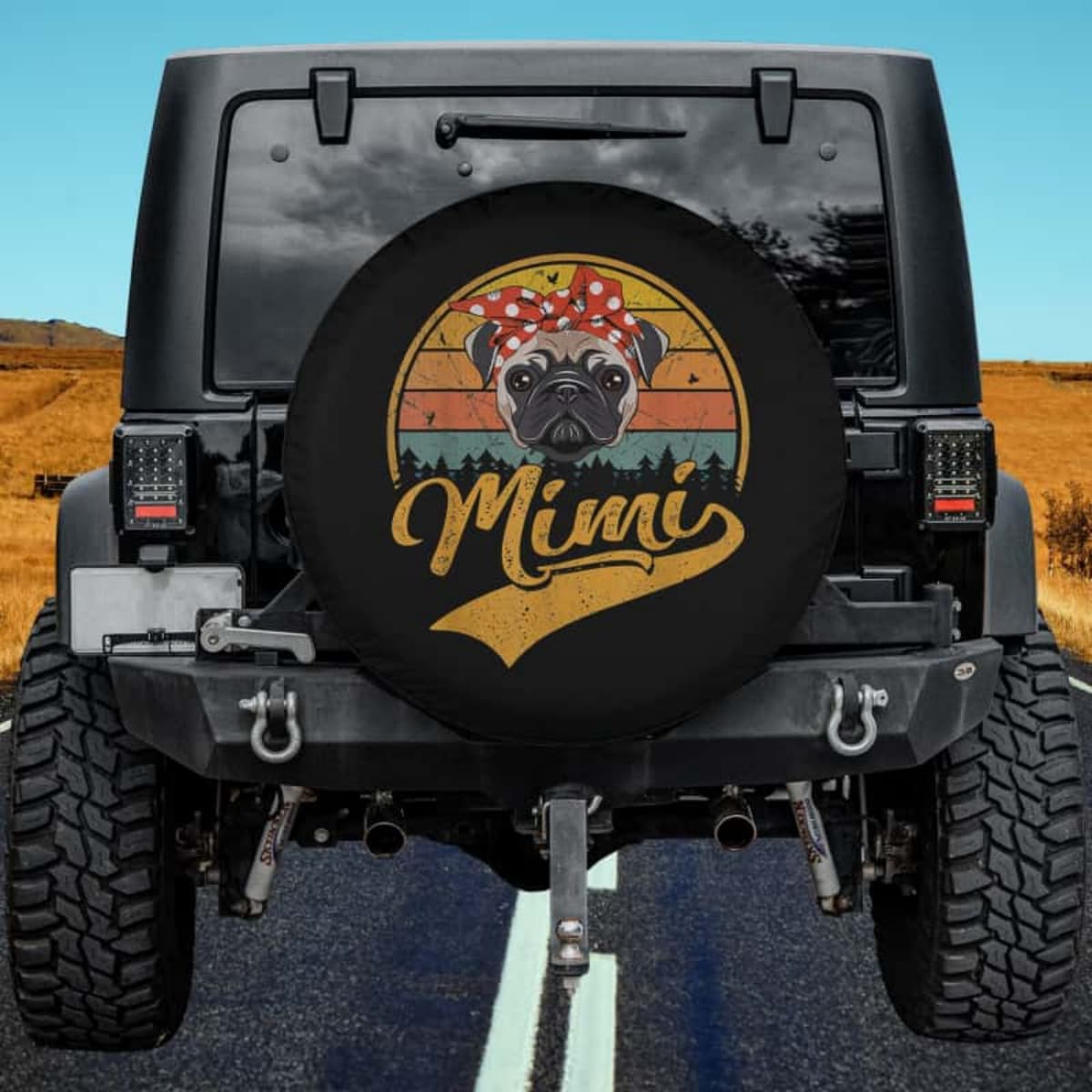Mimi’s Pug Life Spare Tire Cover