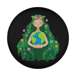 The Blooming Gaia Spare Tire Cover
