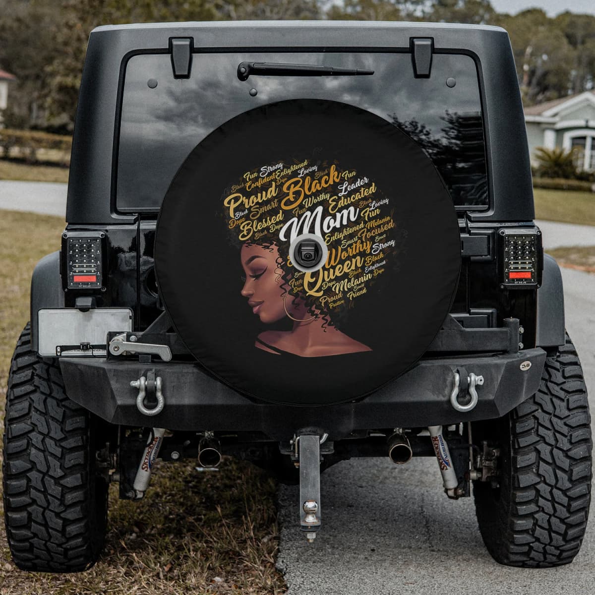 The Proud Black Mom Spare Tire Cover