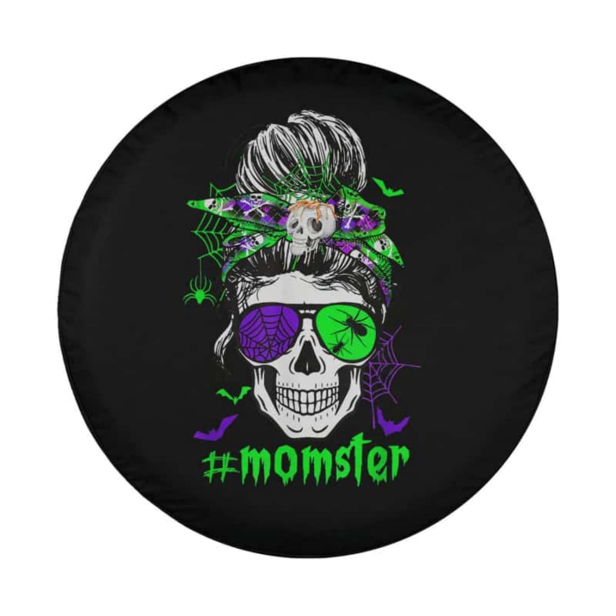 Midnight Messy Bun Spare Tire Cover