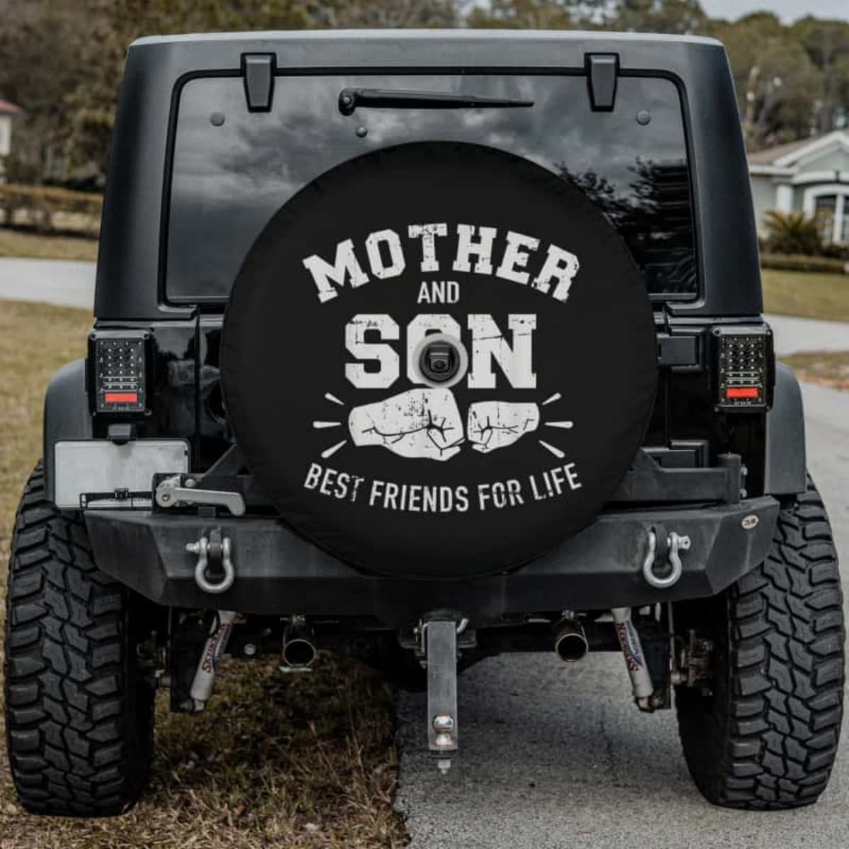 The Fist Bump Badge Spare Tire Cover