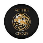 Mother of Cats Sunflower Spare Tire Cover