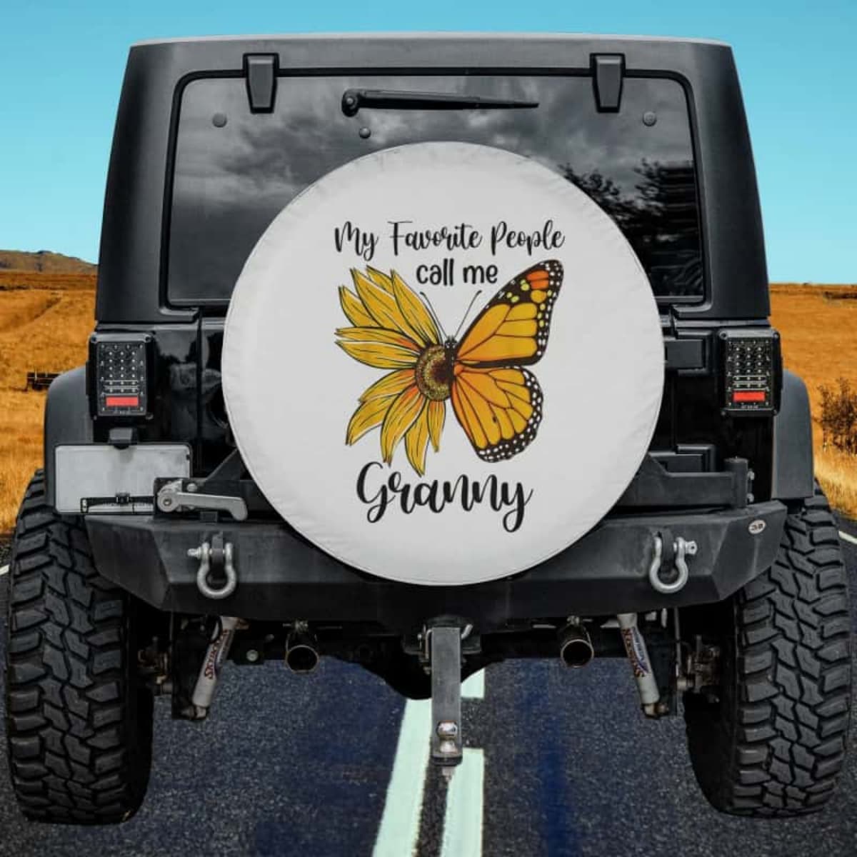 My Favorite People Call Me Granny Spare Tire Cover
