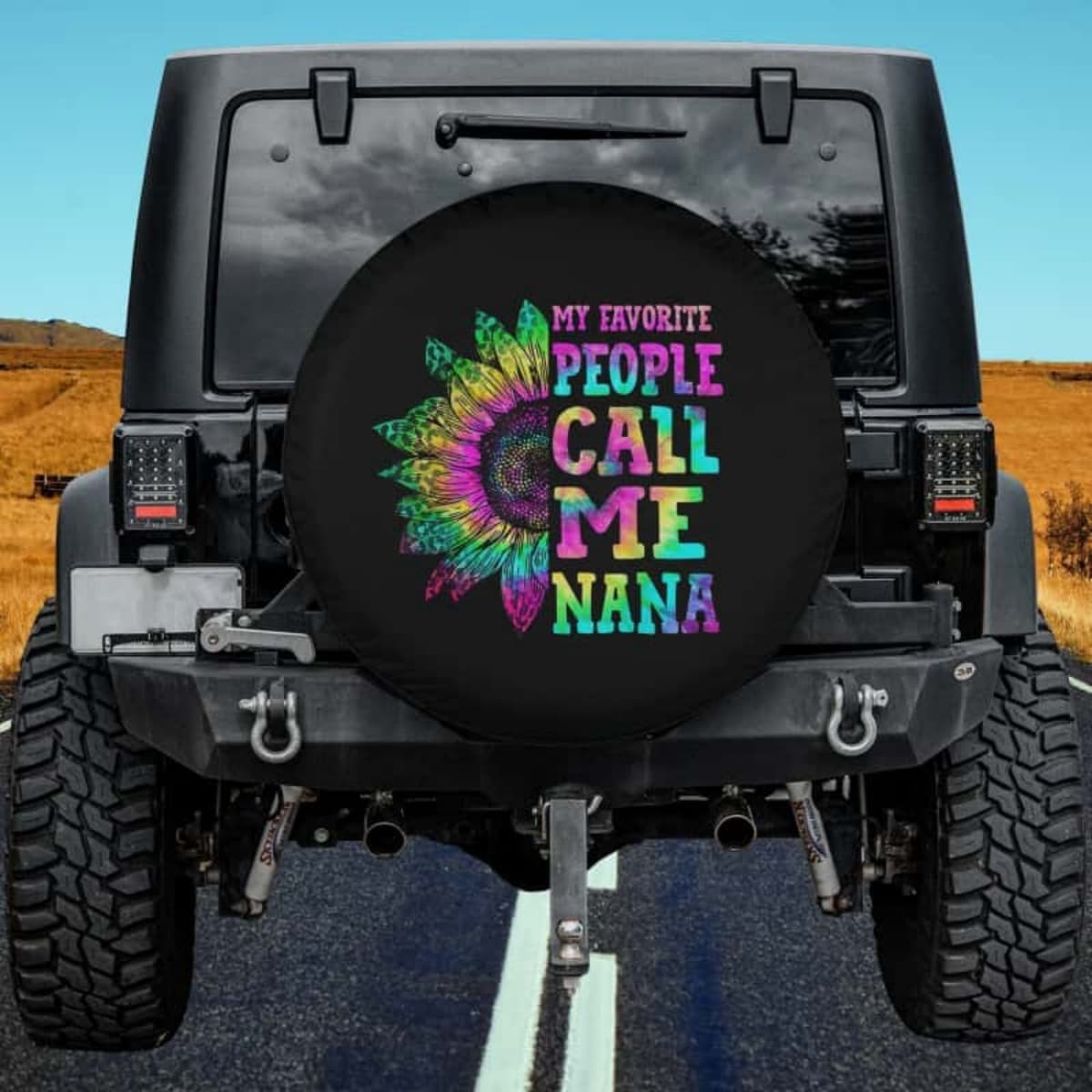 My Favorite People Call Me NANA Spare Tire Cover