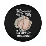 Mommy Of A Tiny Warrior Spare Tire Cover