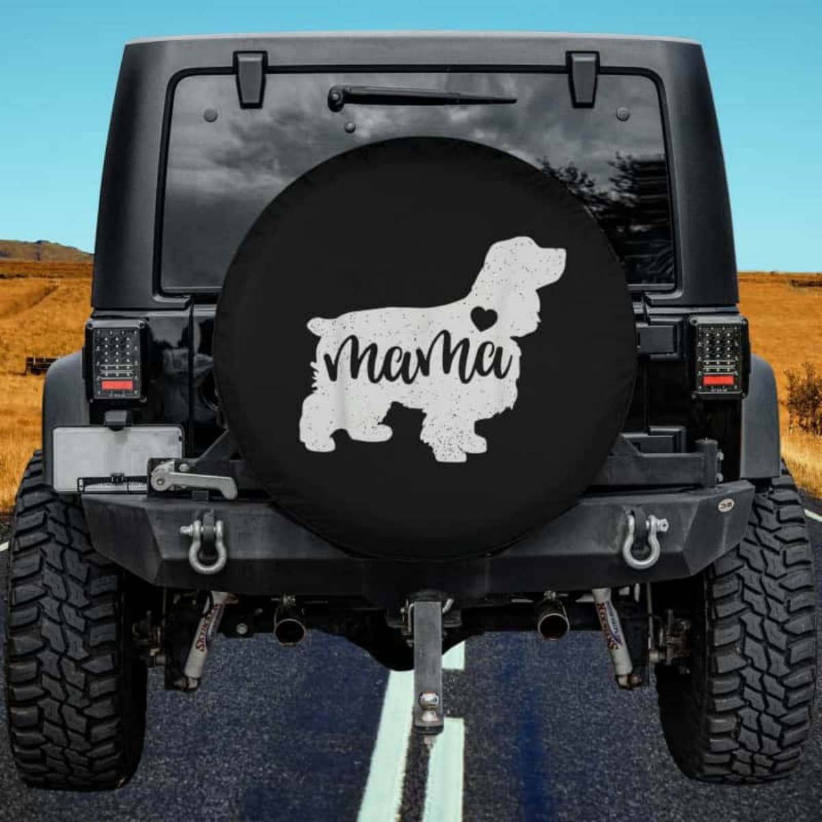 Cocker Spaniel Mama Spare Tire Cover