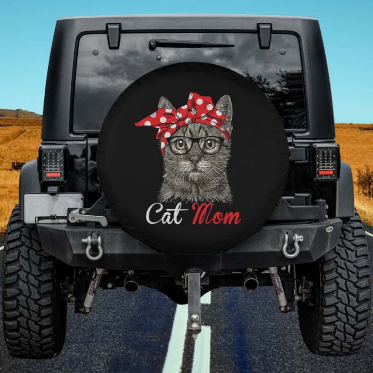 The Smart Cat Mom Spare Tire Cover