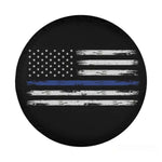 Back the Blue Spare Tire Cover