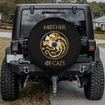 Mother of Cats Sunflower Spare Tire Cover