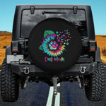 The Tie-Dye Paw Sunflower Spare Tire Cover