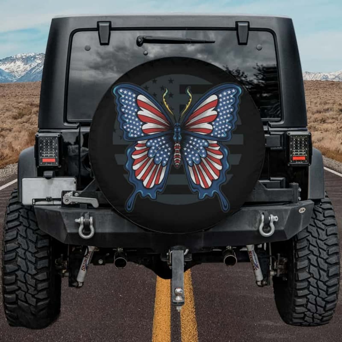Wings of Liberty Spare Tire Cover