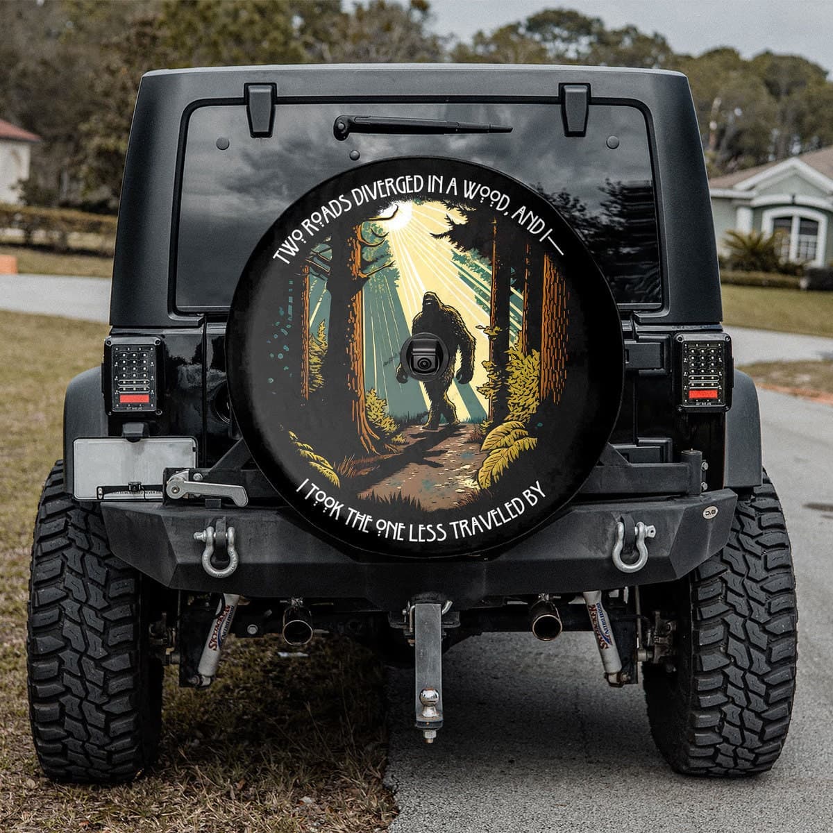 The Road Less Traveled Bigfoot Spare Tire Cover