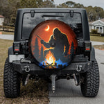 Bigfoot Campfire Stories Spare Tire Cover