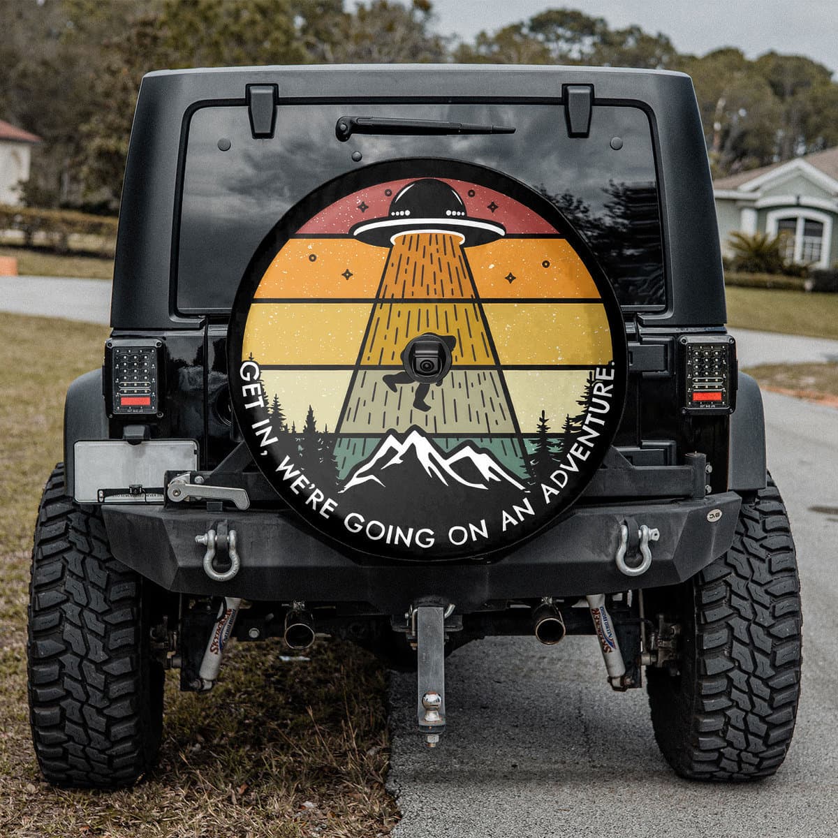 Beam Me Up, Squatch Spare Tire Cover
