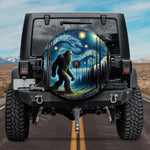 Starry Sasquatch Spare Tire Cover