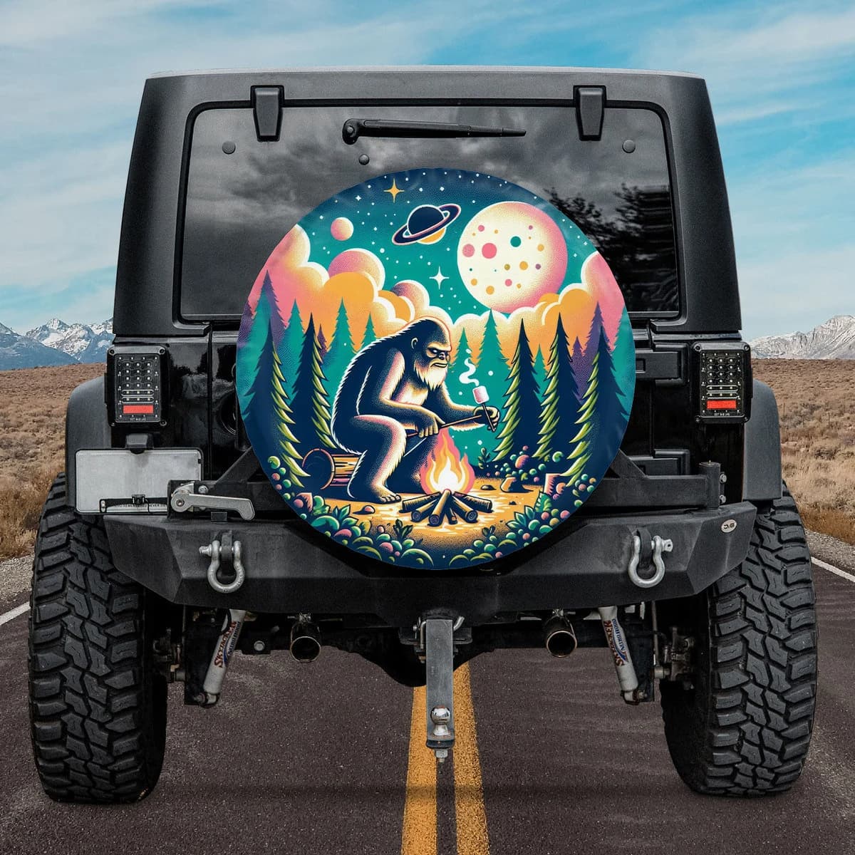 The Marshmallow Galaxy Spare Tire Cover